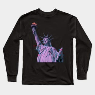 Vaporwave statue Long Sleeve T-Shirt